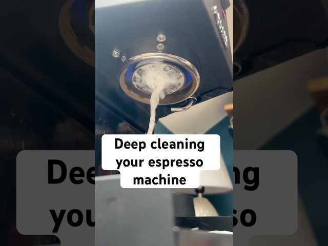 Deep clean your espresso machine! #coffee #barista #cleaning #tutorial