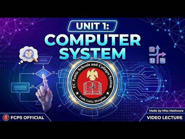 Chapter No 1 Computer Systems 1.7-1.8 (9th Class FBISE)