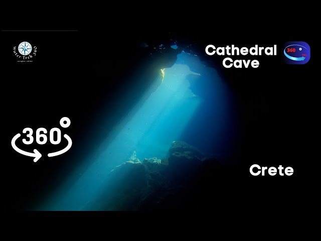 360 Video - Cathedral Cavern - Crete - Hyperlapse 2X - 4K