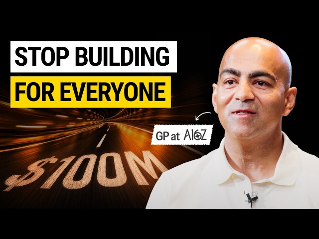 The Fastest Path to a $100M AI Business | Anish Acharya, a16z GP