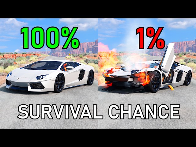Realistic Survival Chance Crashes #22 | BeamNG.drive
