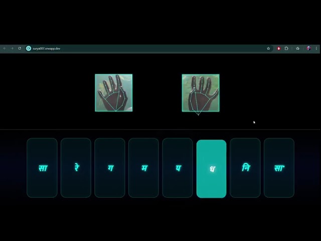 🚀AI Virtual Piano 🎹 | Play with hand gestures 🤖 No touch 🚀 #AI #JavaScript #WebDev #Tech #viral #web