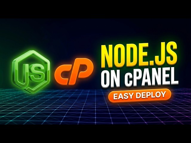 How to Deploy a Node.js App on cPanel Hosting | Run Node.js on Shared Hosting!