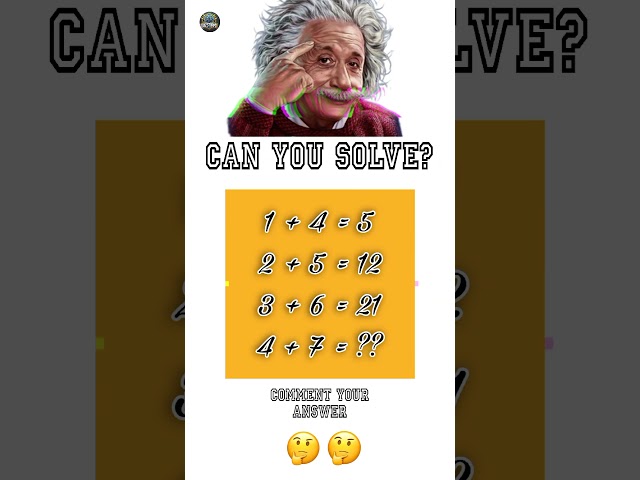 CAN YOU SOLVE 🤔🔥 #quiz #mathbrainteaser