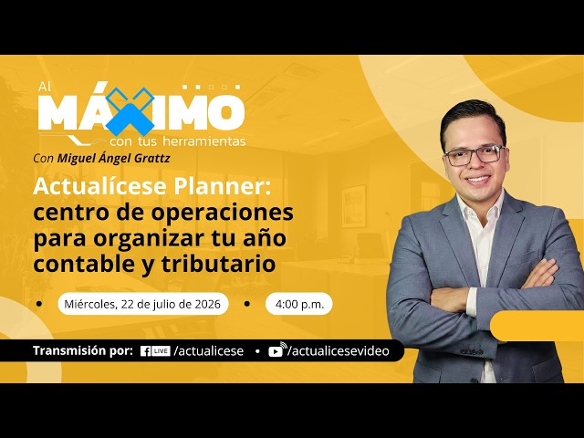 Al máximo con tus herramientas: organiza tu año tributario y contable con el Planner 2026