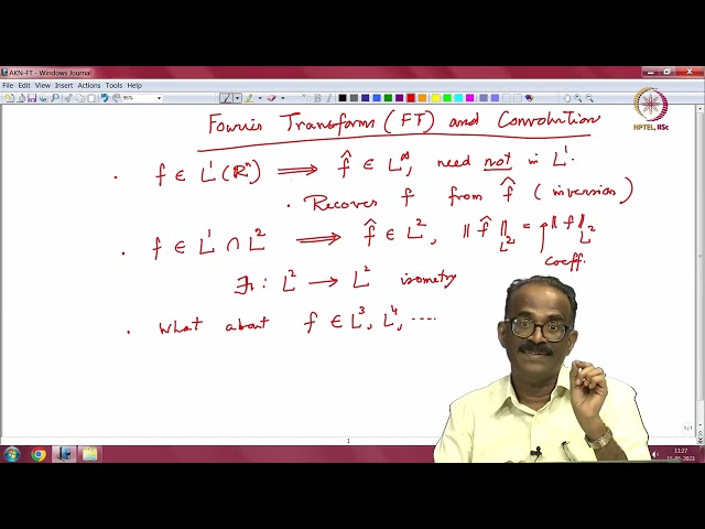 Lec 20 Convolution and Fourier transform of distributions