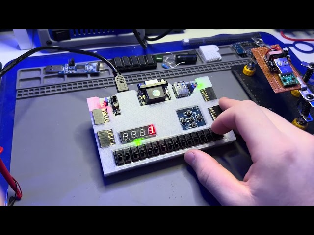 Mod-16 D Flip-Flop Ripple Up Counter with Asynchronous Reset