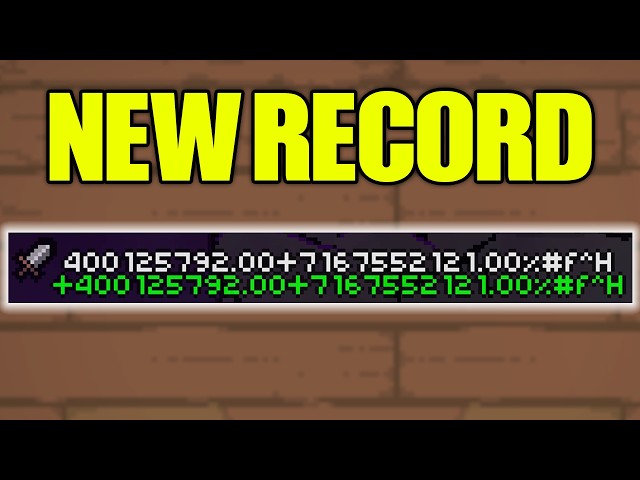 I BROKE The Isaac Damage World Record