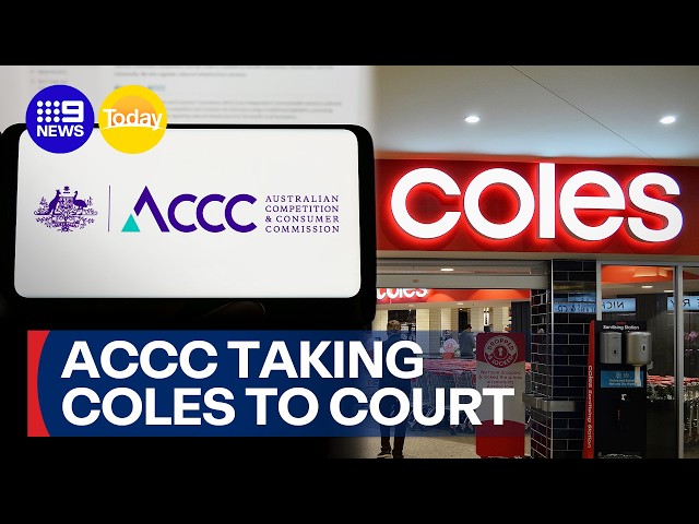 ACCC taking Coles to court over accusations of misleading customers | 9 News Australia