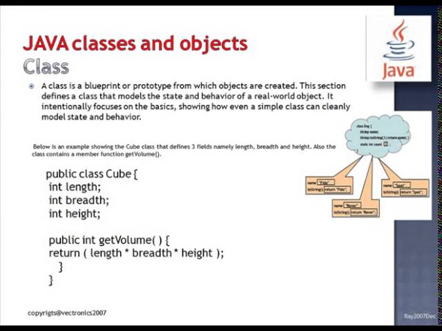 java classes and objects 1 in Sinhala   Tutorial 9 HIGH