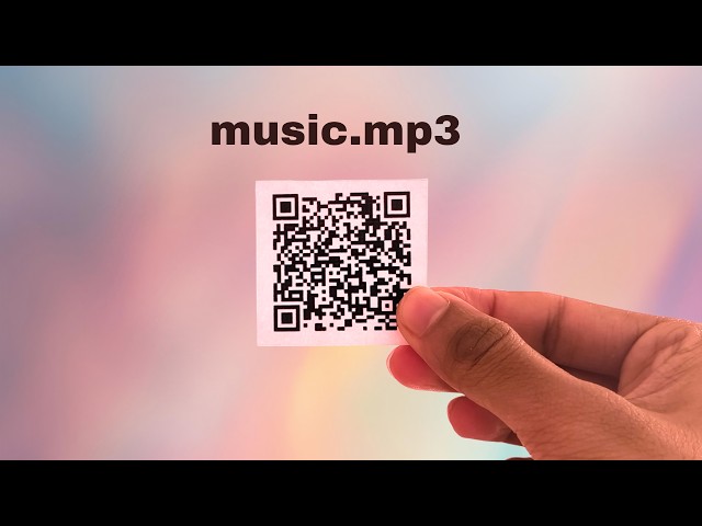 Can you fit an entire song into a QR code?