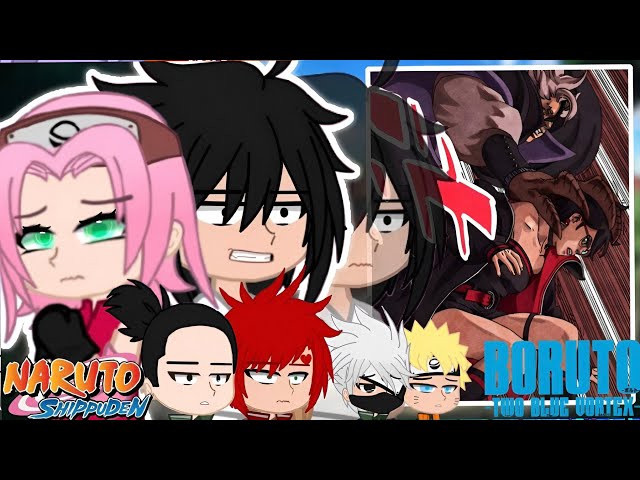 Naruto Shippuden react to Uchiha Sarada ||TwoBlueVortex|| [PUT IN 2X SPEED] 
