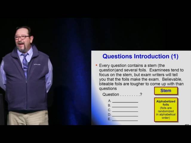 Test Taking Strategies - William Mallon, MD - National Emergency Medicine Board Review Course