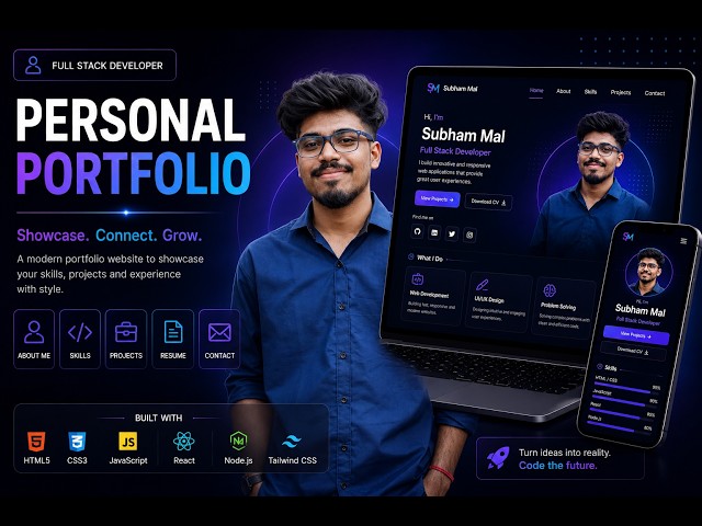 Building & Designing My Developer Portfolio Website (Live Demo)