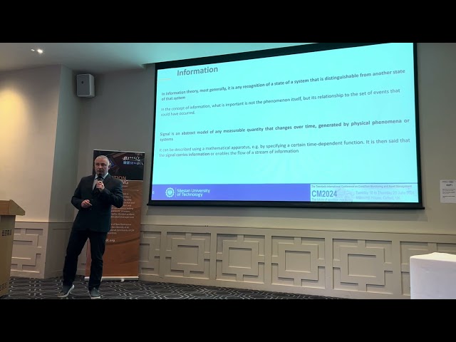 Presentation on CM2024 in Oxford - In search of information and application of vibroacoustic methods