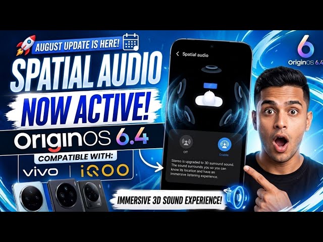 How to Enable New Spatial Audio in Vivo Phones | 3D Sound Settings 😃