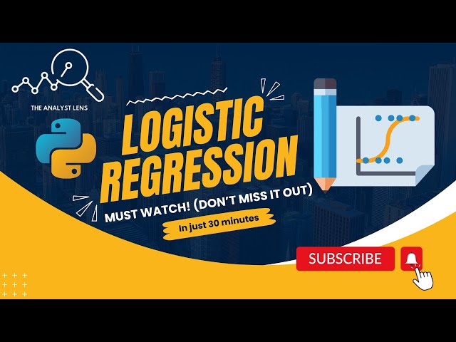 Logistic Regression From Scratch in Python | Machine Learning Step by Step Tutorial (In Just 30mins)