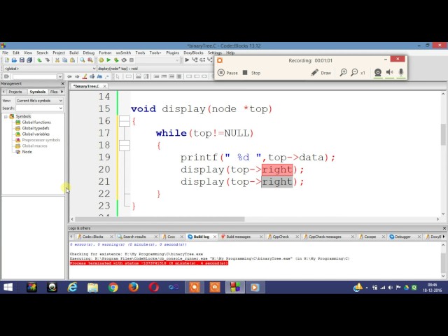 Binary Tree in C