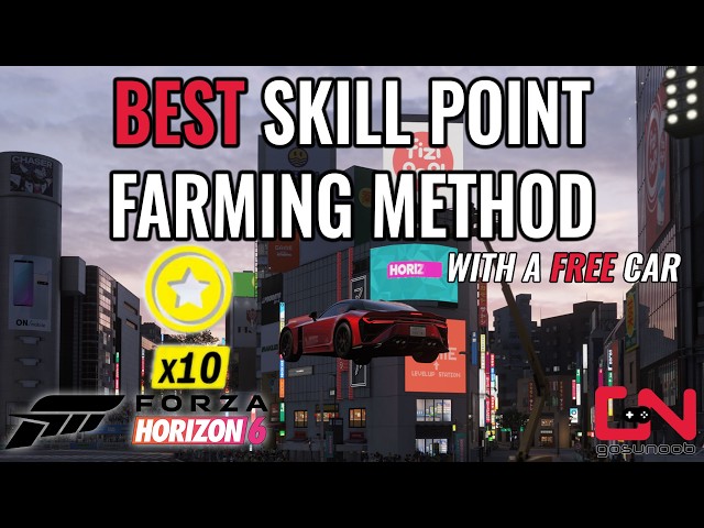 Best Forza Horizon 6 Skill Points Farming Method - With a Free Car (EASY 100 SP In 10 Mins)