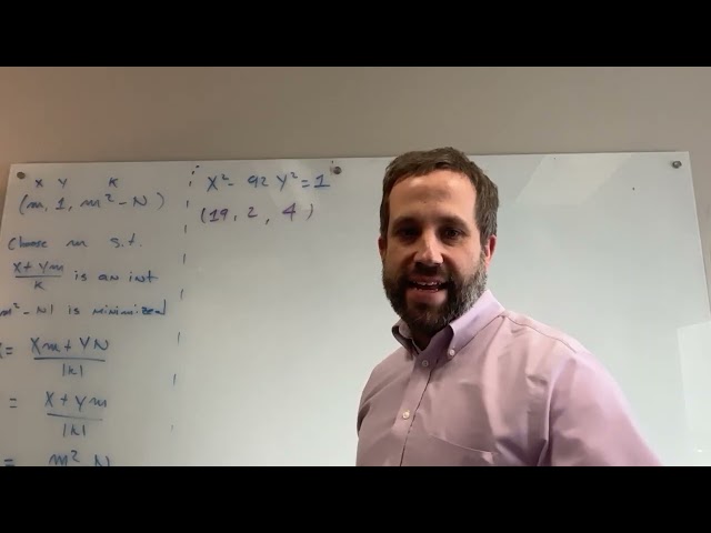 Math 629 Week 6 The Algorithm