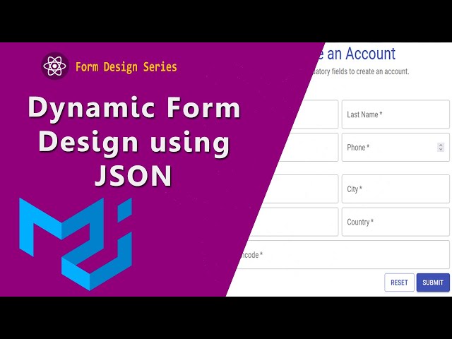 Create Dynamic Form using JSON with Material UI | ReactJS