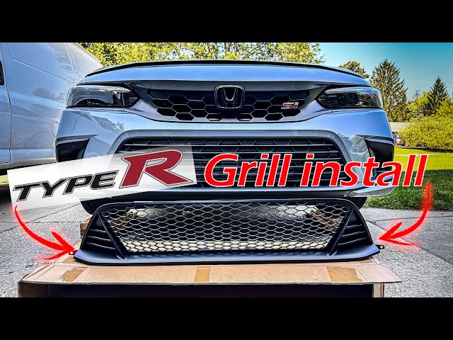 Installing a Civic Type R grill on a 2022 - 2024 Civic Si