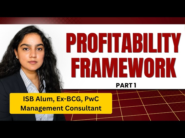 Consulting Interview | Case Prep | Complete Profitability Framework 2026