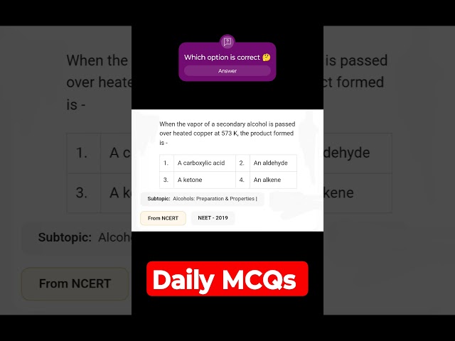 Daily MCQs #ncert #neet #chemistry #pyq #organic