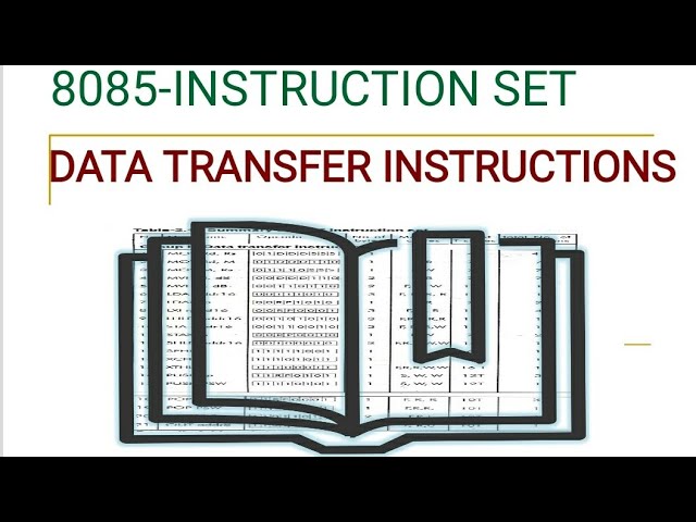 8085-Instruction Set || Data Transfer Instructions in tamil