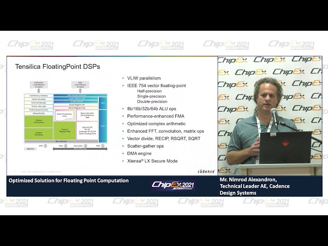 Optimized Solution for Floating Point Computing, Nimrod Alexandron, Cadence (ChipEx2021)
