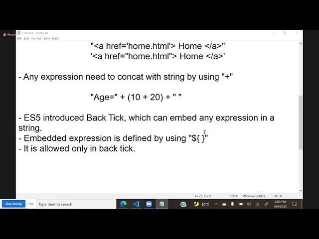 DAY 50 JS String functions, Accessing input