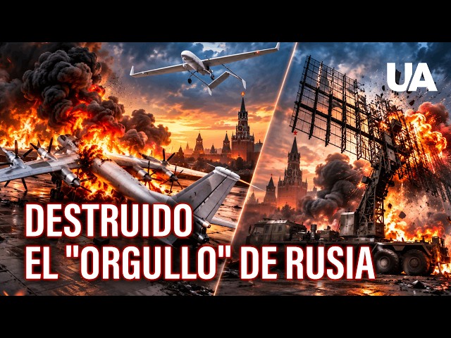 Rusia EN SHOCK: drones ALCANZAN un bombardero estratégico y un radar único