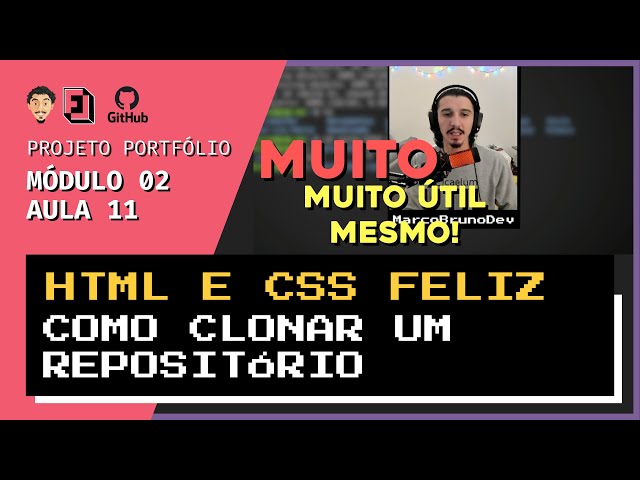 Como clonar um repositório do GitHub | Mód02 - Aula 11