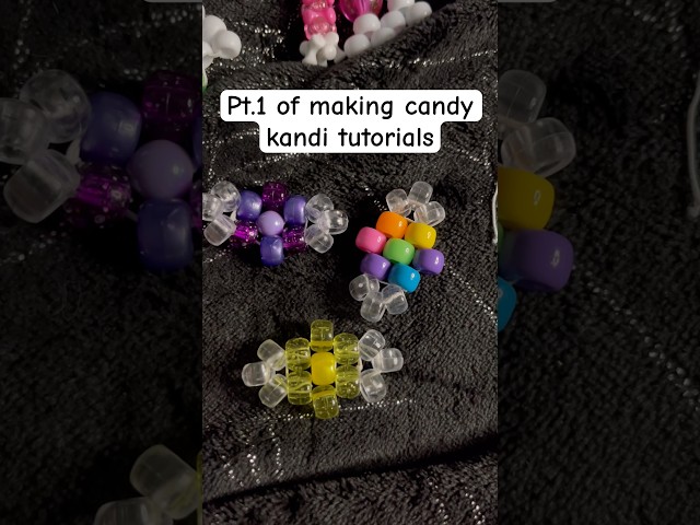 Pt.1 Candy kandi tutorials c: #kandi #charm #kandikid #tutorial #howto