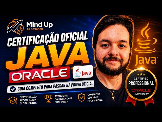 Certificações oficiais de linguagem de programação Java Oracle