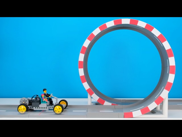 Lego Car vs Vertical Loop