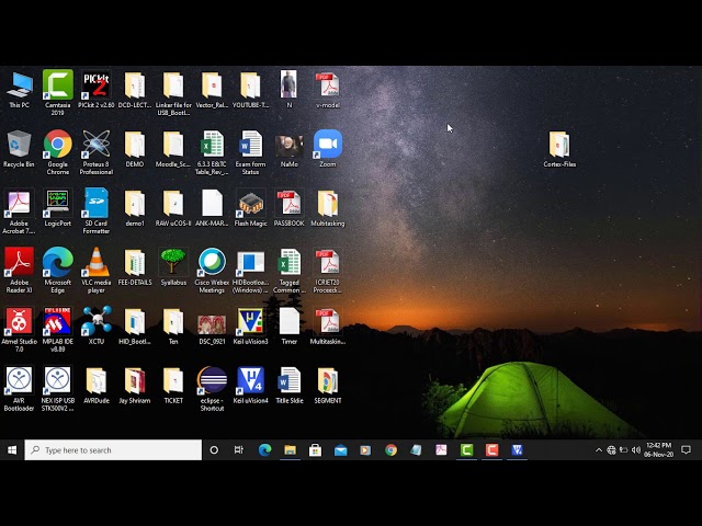 Program for seven segment display using Cortex microcontroller