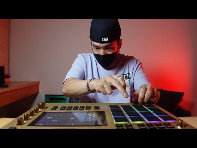 Finger Drumming｜Akai MPC Live II｜Kehlani R&B hiphop Type Beat 手指鼓 MPC Live 2 Gold Edition｜人四 JENSZU