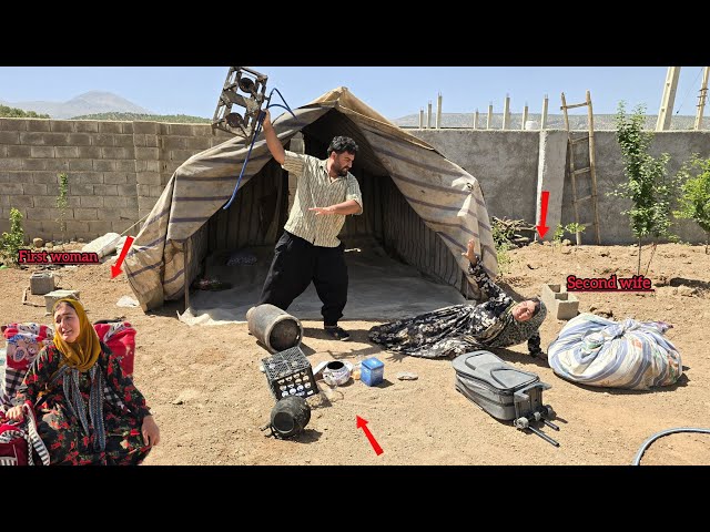 Husband's encounter with second wife who tried to approach him after first wife left home