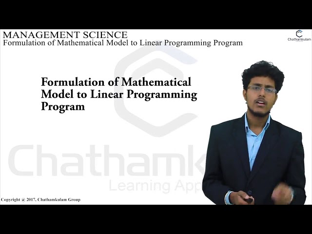 MS_4 Formulation Of Mathematical Model To Linear Programming Program-module-2