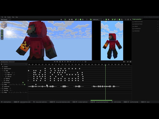 Making Minecraft animations in Mine Imator #mineimatortutorial