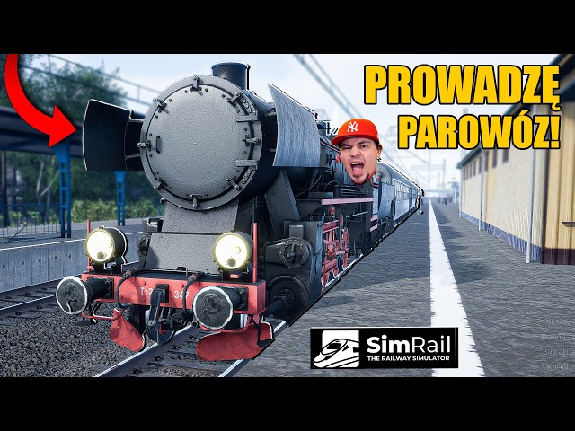 🚂 MOJA PRACA JAKO MASZYNISTA PAROWOZU W KATOWICACH! | Simrail Parowóz