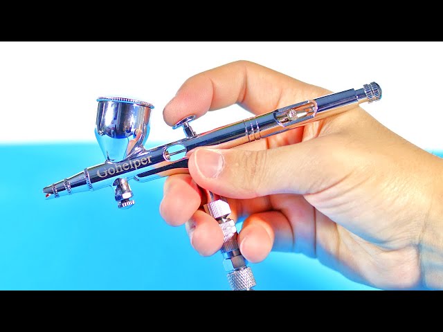¿Cómo usar el AERÓGRAFO/AIRBRUSH? Tutorial para principiantes⚠️IMPORTANTE PARA NO PERDER EL DINERO⚠️