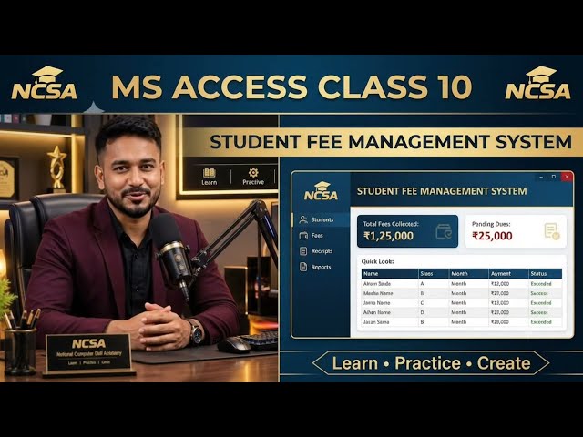 MS Access Payment Management System | Full Payment Details & Balance Tracking | Bangla Tutorial