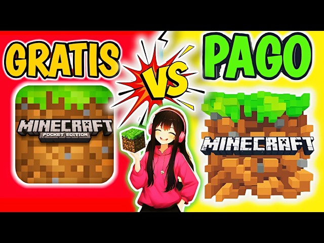 😱 MINECRAFT PAID VS FREE - Is it worth buying Minecraft for mobile? 🤔