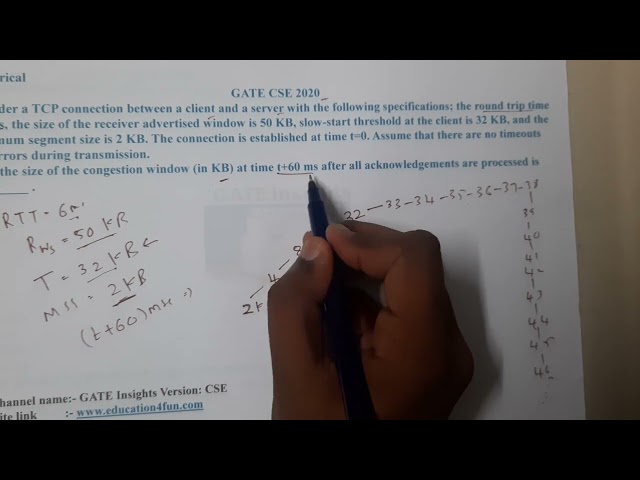 GATE CSE 2020 || Computer Networks || GATE Insights Version: CSE