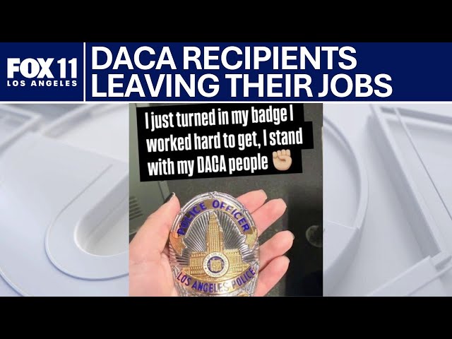 DACA recipient police officers facing job loss