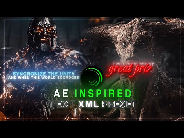 Ae Inspired Text Like @juraijeditzz In Alight Motion (XML + Preset)