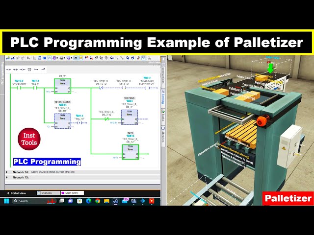 PLC Programming Example of a Palletizer - Instrumentation Tools