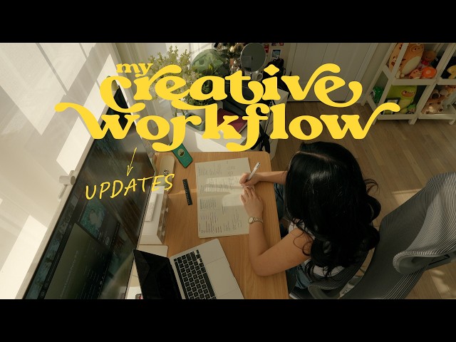 adding to my creative workflow & planning the month ahead
